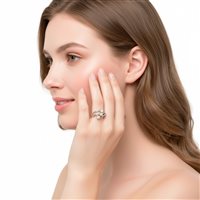 Anillo Gaurosa Mujer in Oro Diamante 0.36 Ct GAAN69 - GAAN69